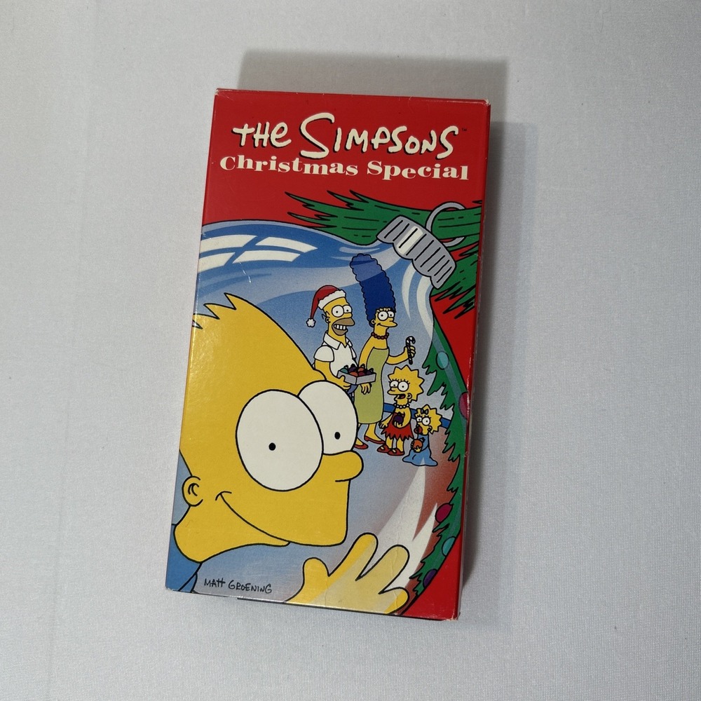The Simpsons Christmas Special (VHS, 1991) Matt Groening Fox Home Video Tape